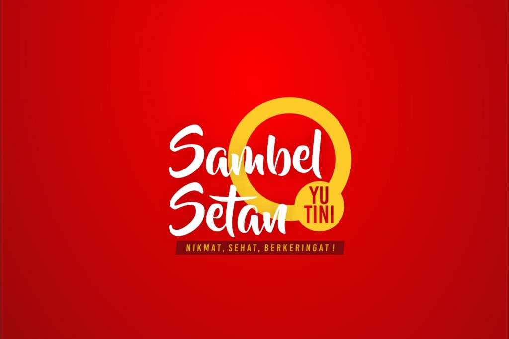 Sambel Setan Yu Tini Logo in Red version