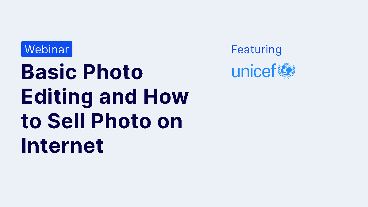 Basic Photo Editing and How to Sell Photo on Internet