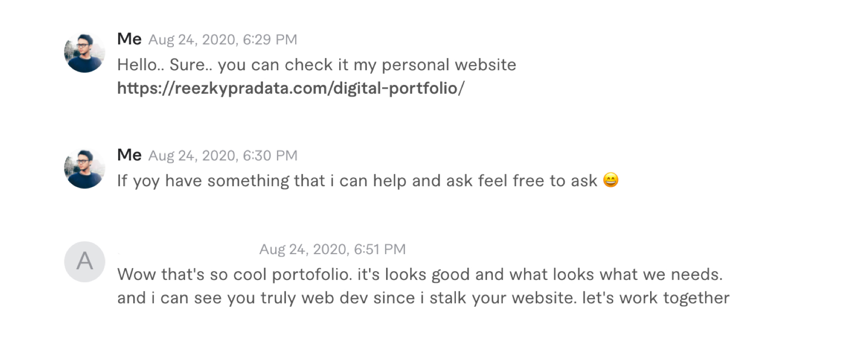 Client Reezky Fiverr