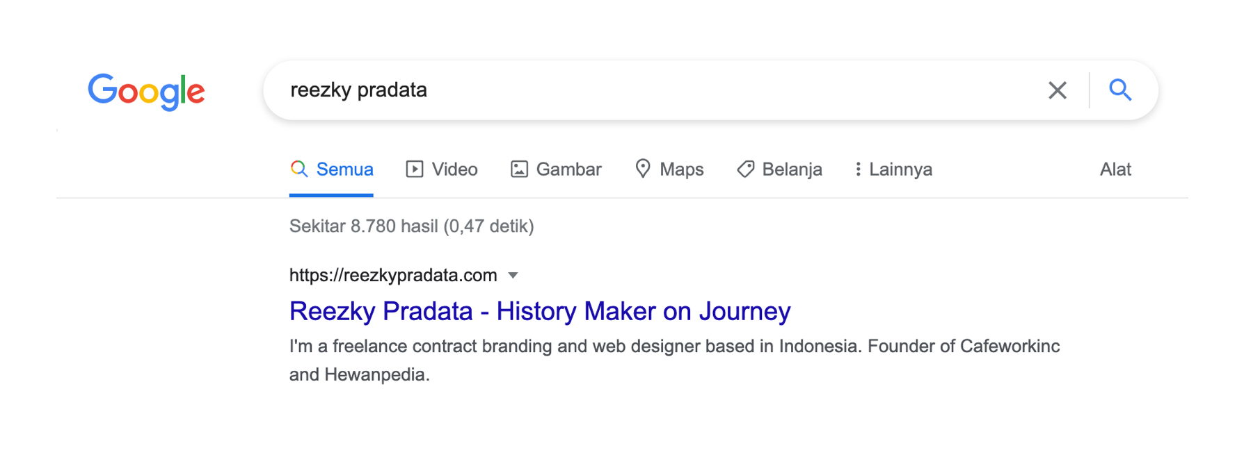 Hasil Pencarian Reezky Pradata